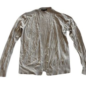 Banana Republic Ladies Cardigan Sweater, Oatmeal Heather, size L